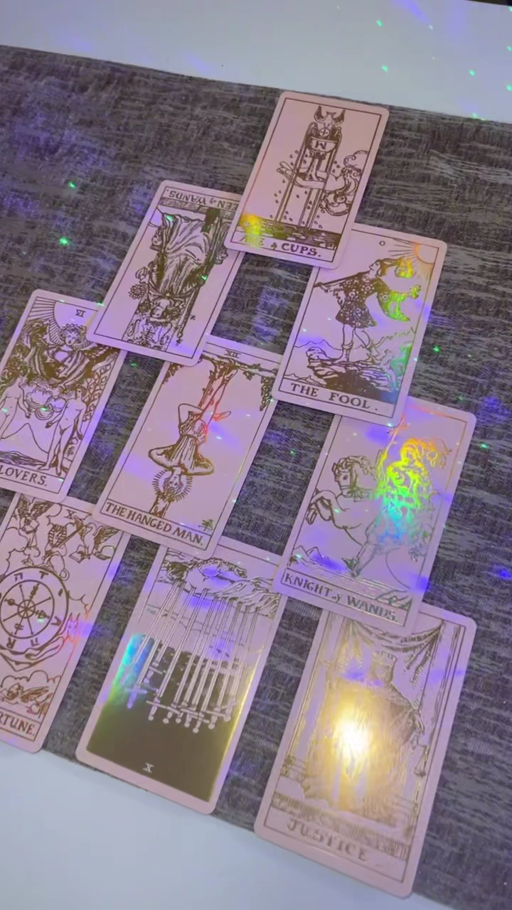 Holographic tarot spread at Psychic of Matthews